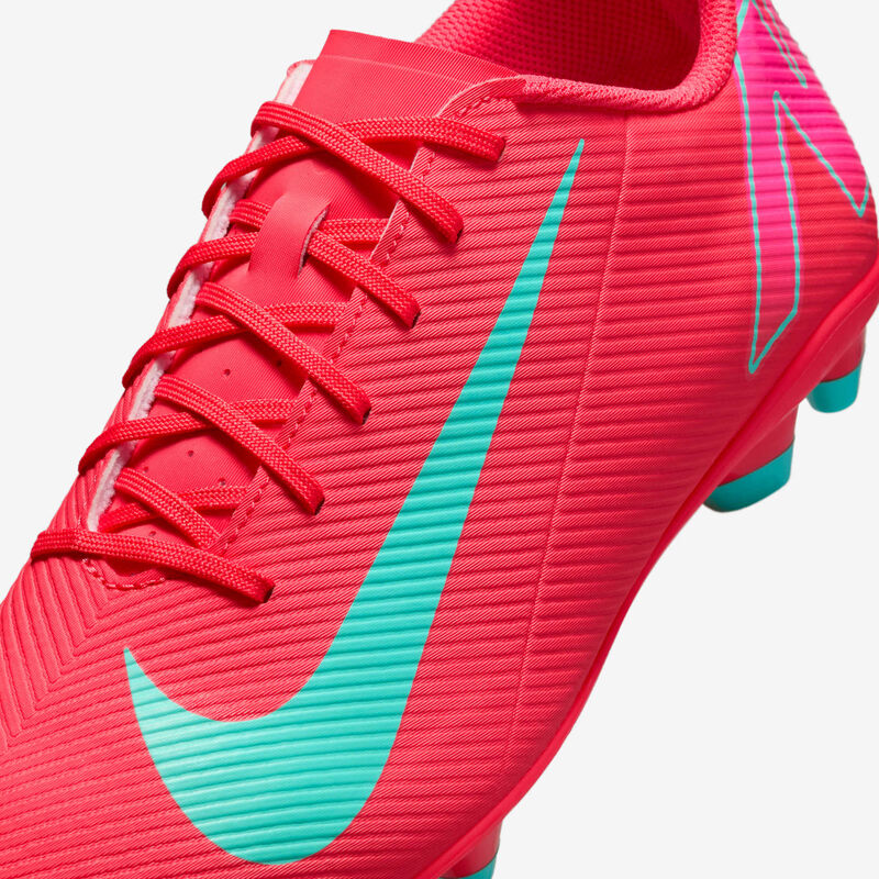 Nike Mercurial Vapor 16 Club, Brasa Resplandor/Verde Aurora, hi-res