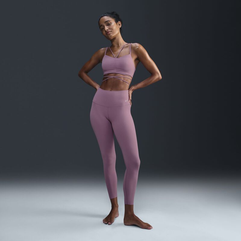 Nike Zenvy Strappy Wrap, Polvo De Ciruela/Polvo De Ciruela/Blanco, hi-res