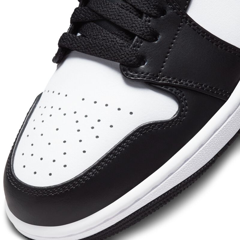 Air Jordan 1 Low, Negro/Blanco/Gris part&iacute;cula, hi-res