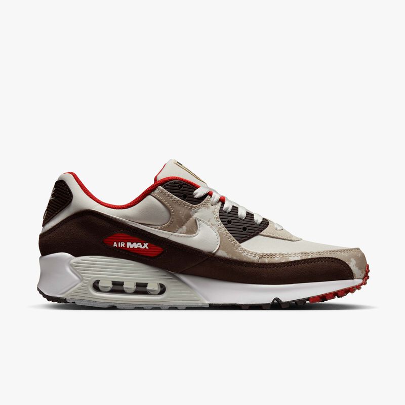 Nike Air Max 90 SE, Hueso claro/Caqui/Marrón terciopelo/Blanco cumbre, hi-res