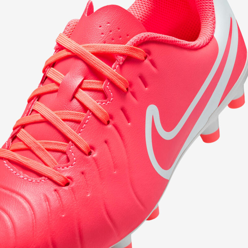 Nike Jr. Tiempo Legend 10 Club, Lava Cálido/Blanco, hi-res