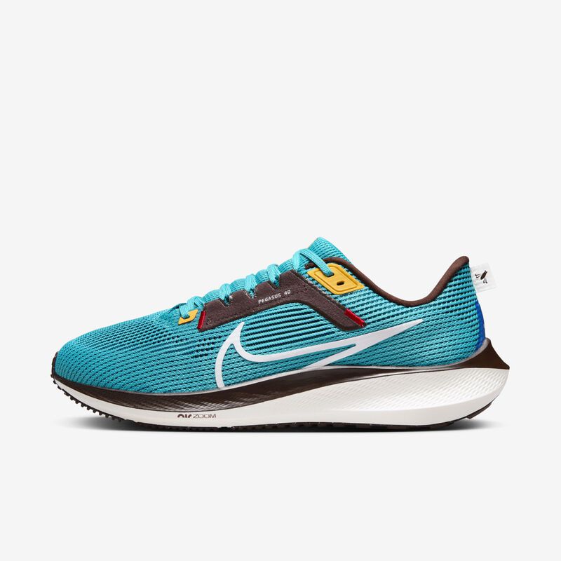 Nike Pegasus 40 Premium, Nébula azul verdoso/Tierra/Platino puro/Blanco, hi-res