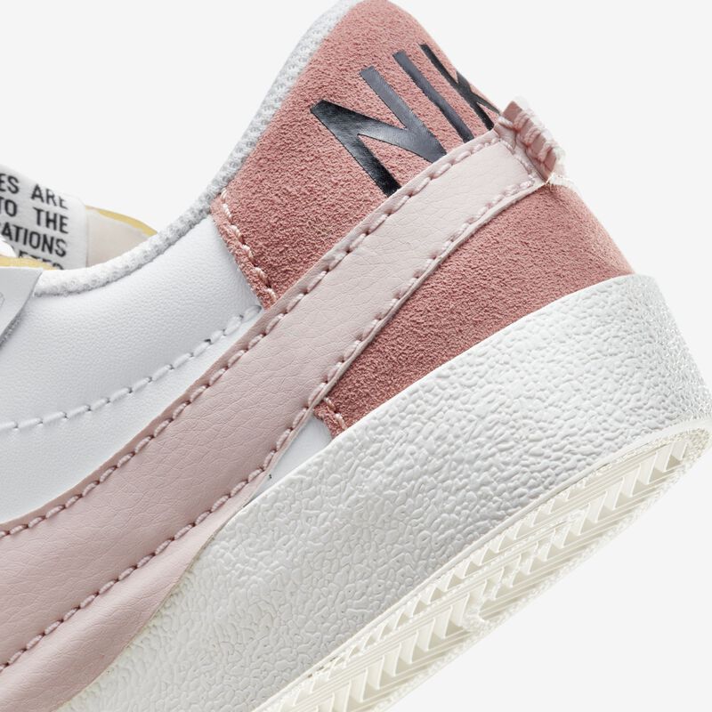 Nike Blazer Low '77 Jumbo, Blanco/Susurro de rosa/Blanco/Rosa Oxford, hi-res