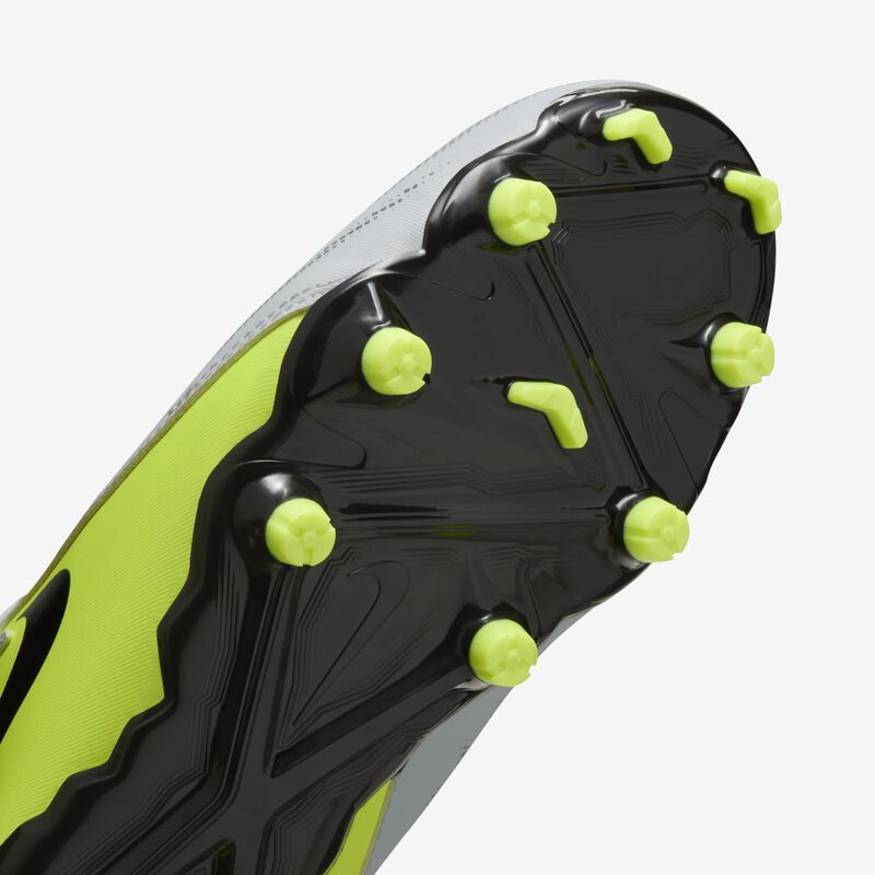 Nike Jr. Phantom GX 2 Academy, Plata Metalizada/Negro-Voltio, hi-res