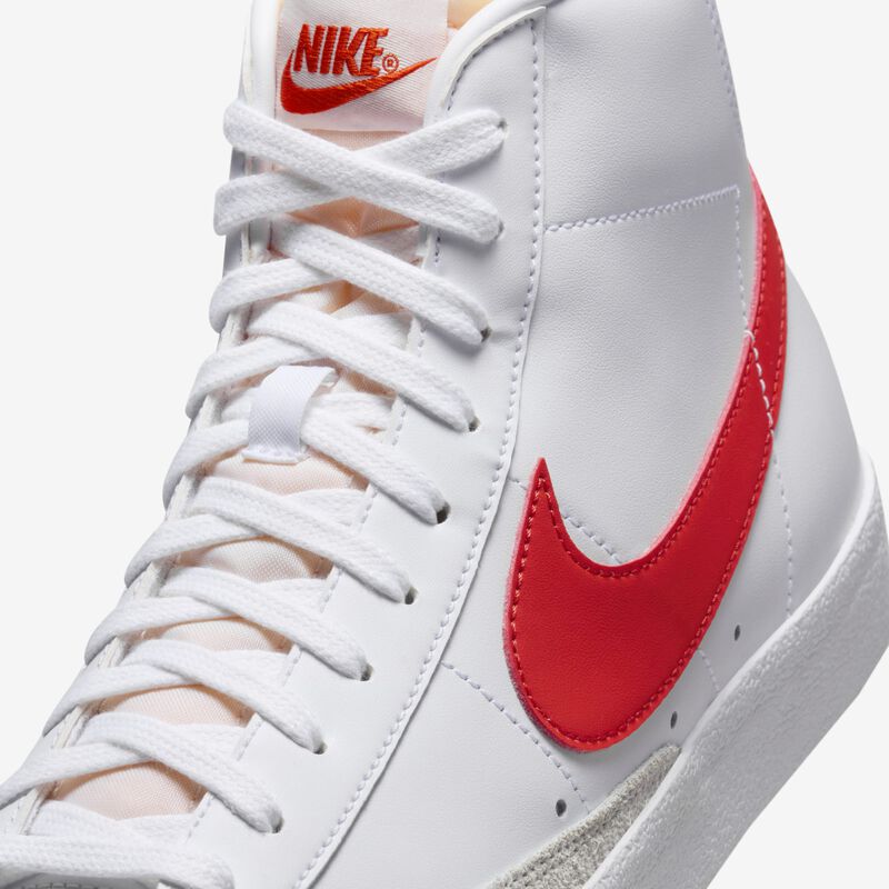 Nike Blazer Mid '77 Vintage, Blanco/Blanco cumbre/Rojo picante, hi-res