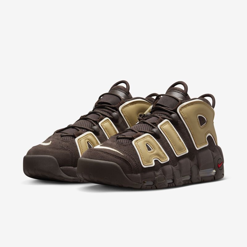 Nike Air More Uptempo '96, Marrón barroco/Marfil pálido/Rojo místico/Sésamo, hi-res