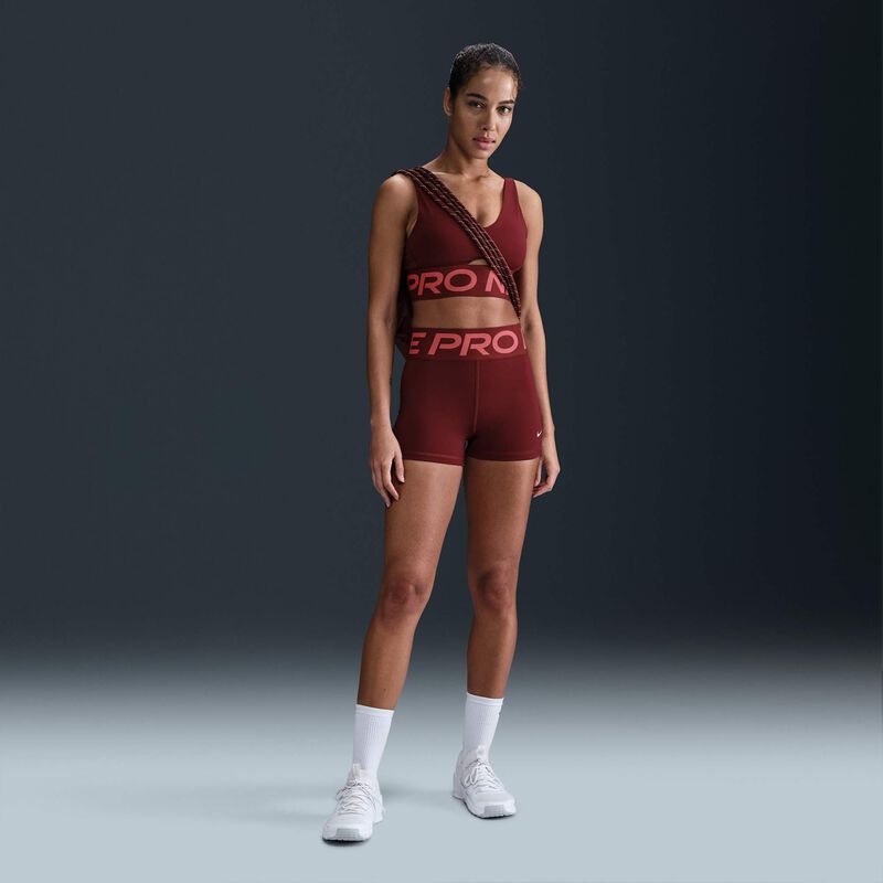 Nike Pro Indy Plunge, Rojo Team Oscuro/Brasa Mágica/Blanco, hi-res