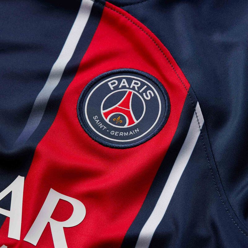 Paris Saint-Germain local 2023/24 Stadium, Azul marino medianoche/Rojo universitario/Rojo, hi-res