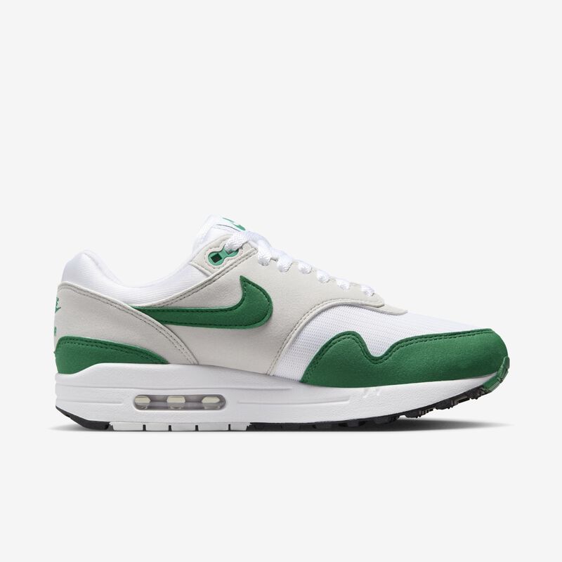 Nike Air Max 1, Gris Neutro/Blanco/Negro/Malaquita, hi-res