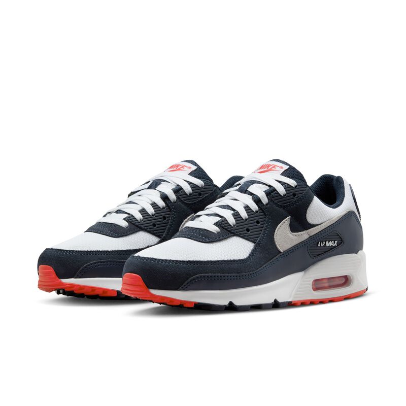 Nike Air Max 90, Obsidiana/Blanco/Rojo pista/Platino puro, hi-res