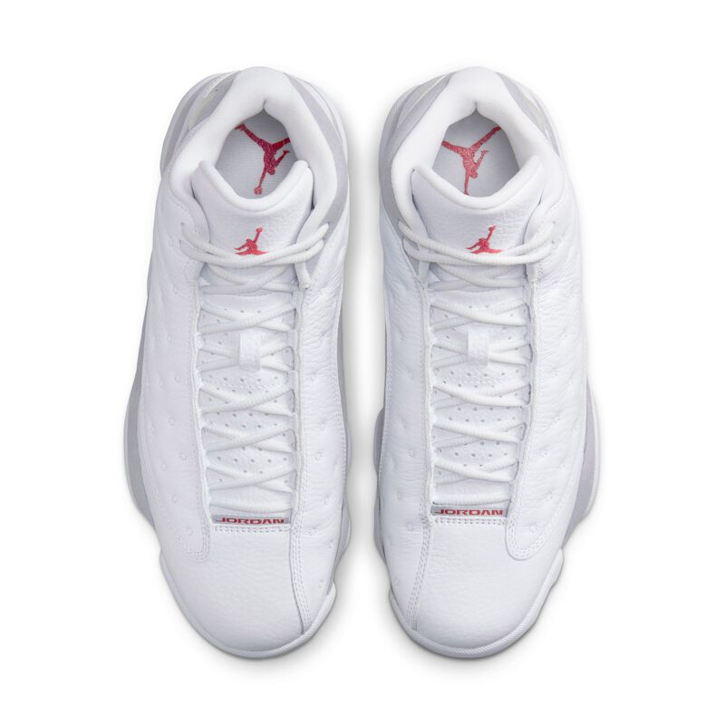 Air Jordan 13 Retro, Blanco/Gris lobo/Rojo, hi-res