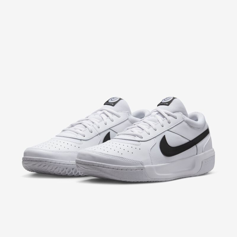 NikeCourt Air Zoom Lite 3, Blanco/Negro, hi-res