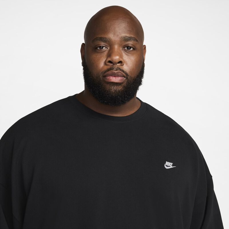 Nike Club Fleece, Negro/Negro/Blanco, hi-res