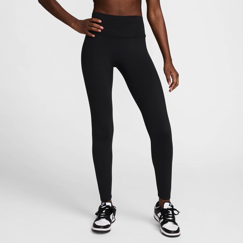 Nike One Seamless Front, Negro/Negro, hi-res