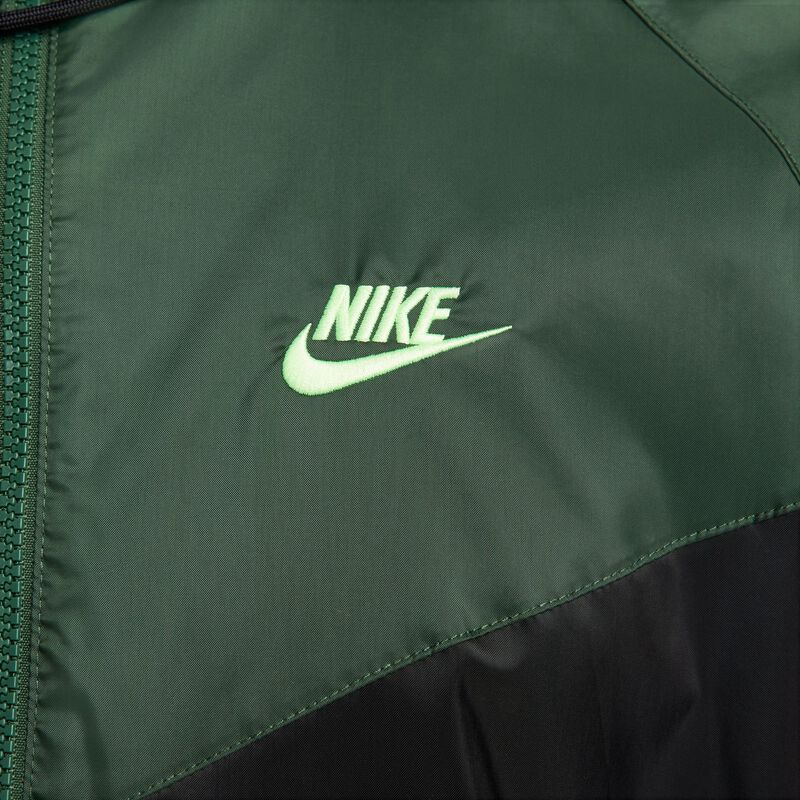 Nike Sportswear Windrunner, Negro/Abeto/Avalancha lima, hi-res