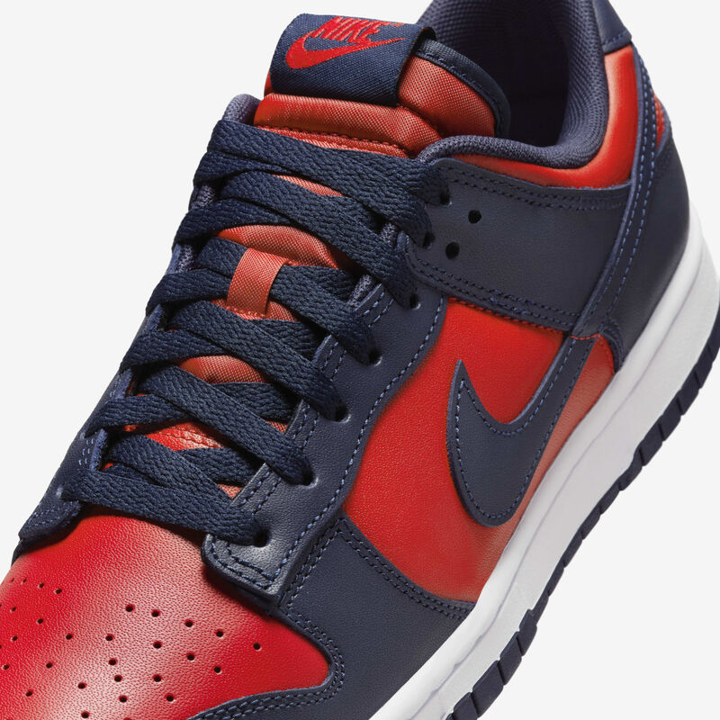 Nike Dunk Low Retro, Rojo Universitario/Blanco/Obsidiana, hi-res