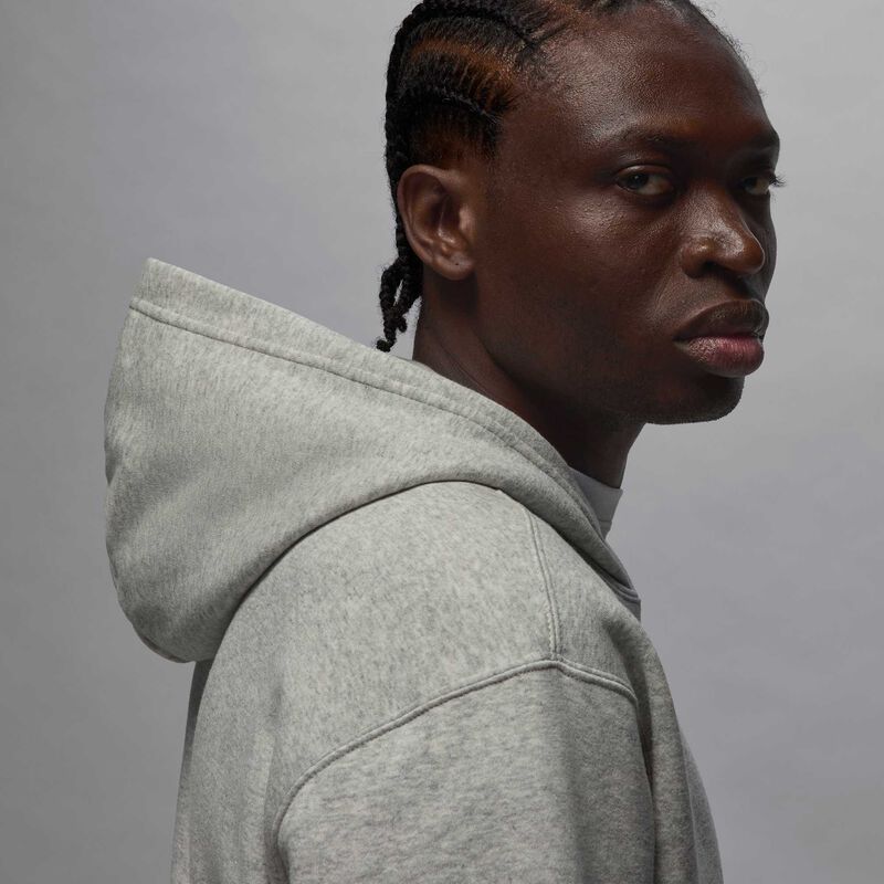 Jordan Brooklyn Fleece, Gris jaspeado/Blanco, hi-res