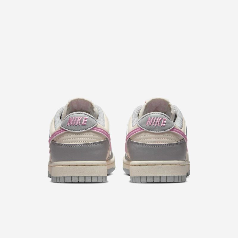Nike Dunk Low, Gris Humo Claro/Marfil Pálido/Rosa Amanecer, hi-res