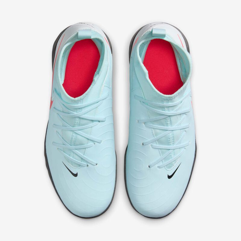 Nike Jr. Phantom Luna 2 Academy, Menta/Sombrío Apagado/Rojo Atómico, hi-res