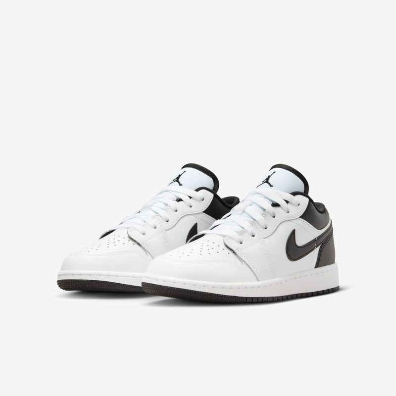 Air Jordan 1 Low, Blanco/Blanco/Negro, hi-res