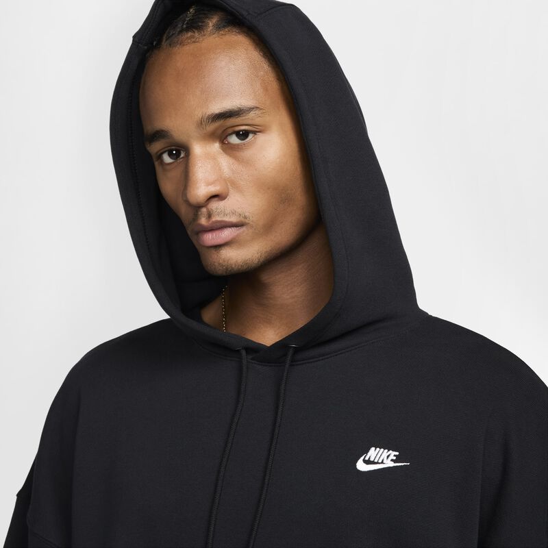 Nike Club Fleece, Negro/Negro/Blanco, hi-res