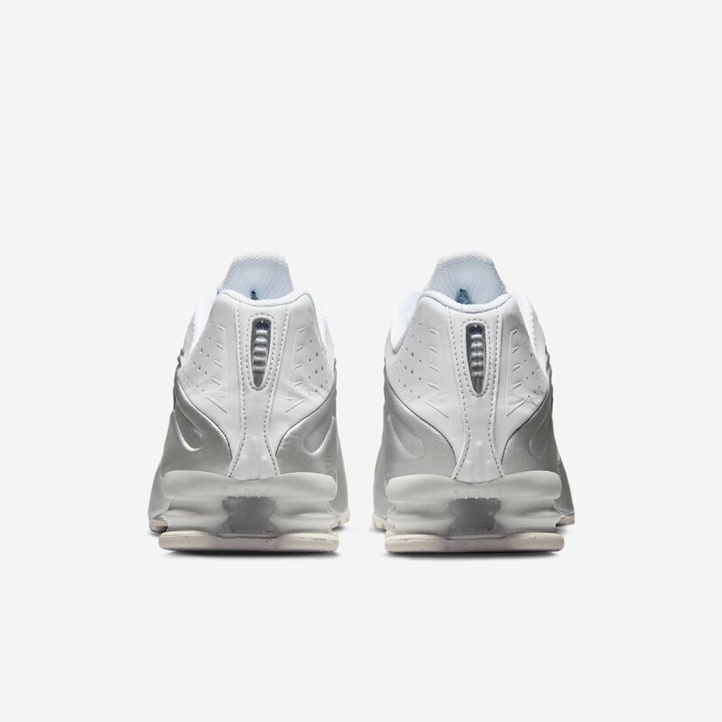 Nike Shox R4, Blanco/Mtlc Plata-Blanco- Carmesí, hi-res