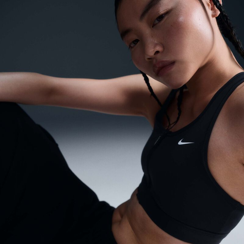 Nike Swoosh Front Zip, Negro/Negro/Blanco, hi-res