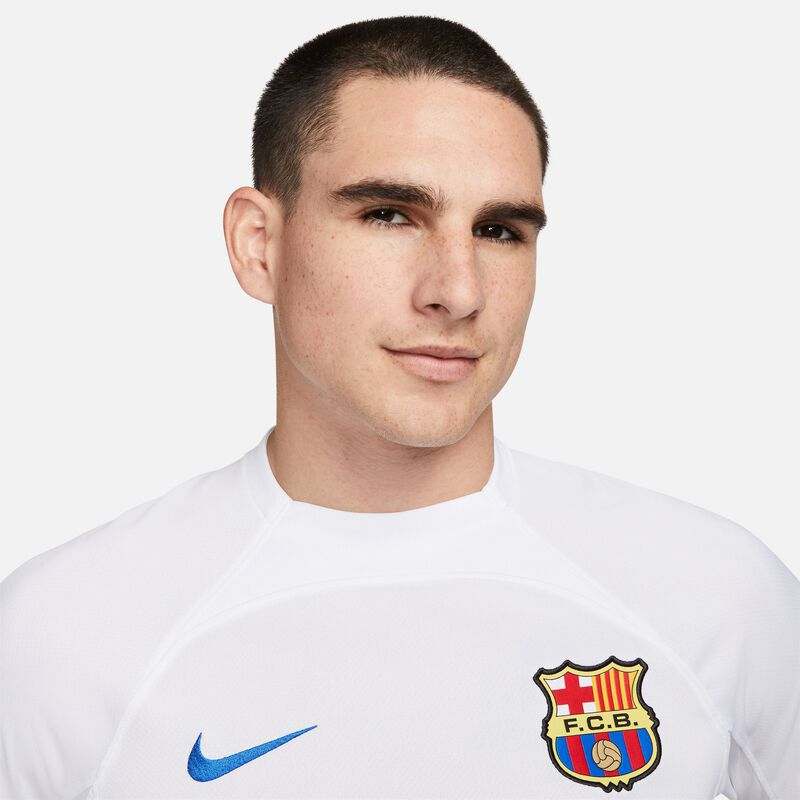 FC Barcelona visitante 2023/24 Stadium, Blanco/Azul Royal/Rojo Universitario/Azul Royal, hi-res