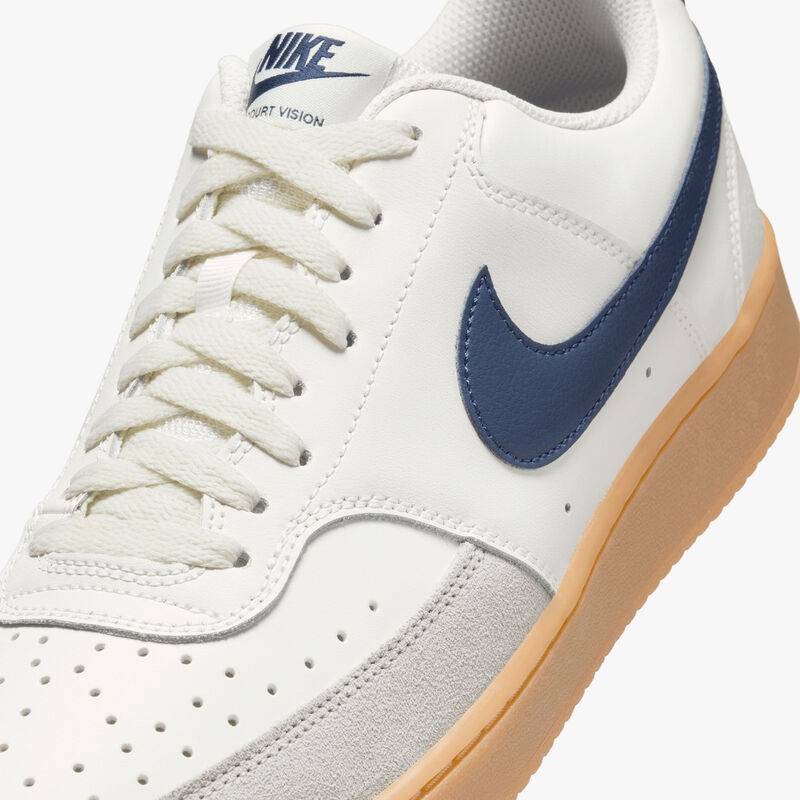 Nike Court Vision Low, Vela/Marrón claro goma/Mena de hierro claro/Azul marino medianoche, hi-res