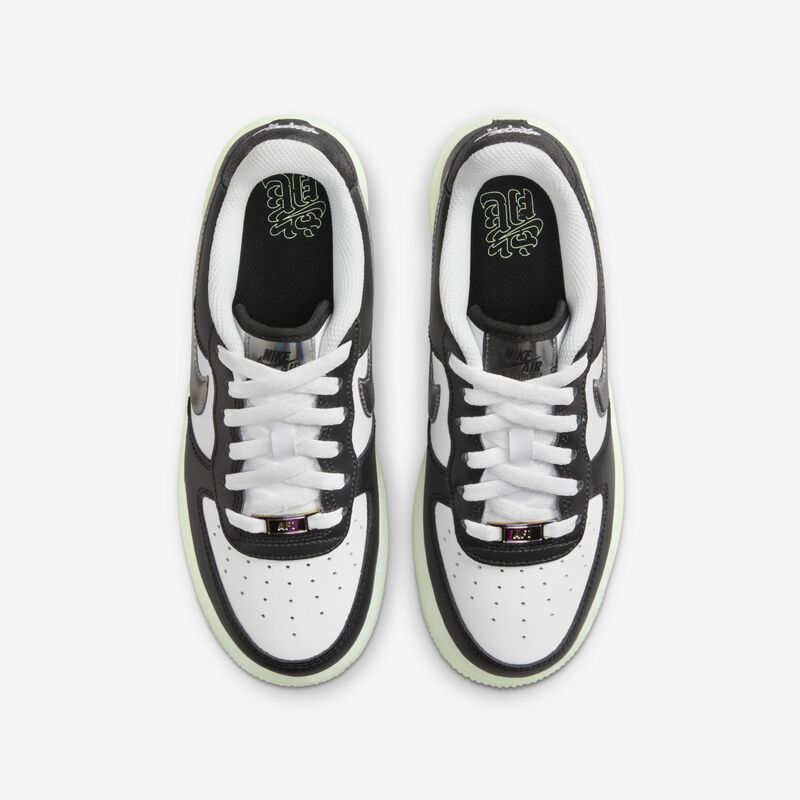 Nike Air Force 1 LV8, Blanco/Negro-Verde Vapor, hi-res