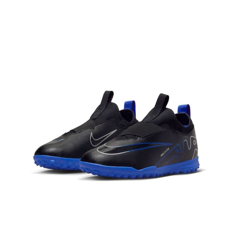 Nike Jr. Zoom Mercurial Vapor 15 Academy TF, Negro/Hiperroyal/Cromo, hi-res