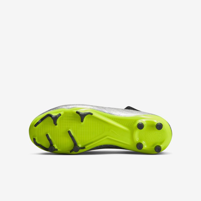 Nike Jr. Zoom Mercurial Vapor 15 Academy XXV MG, Plata metalizado/Negro/Voltio/Voltio, hi-res