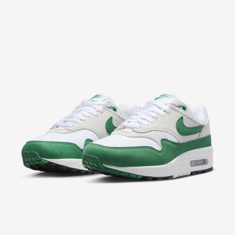 Nike Air Max 1, Gris Neutro/Blanco/Negro/Malaquita, hi-res