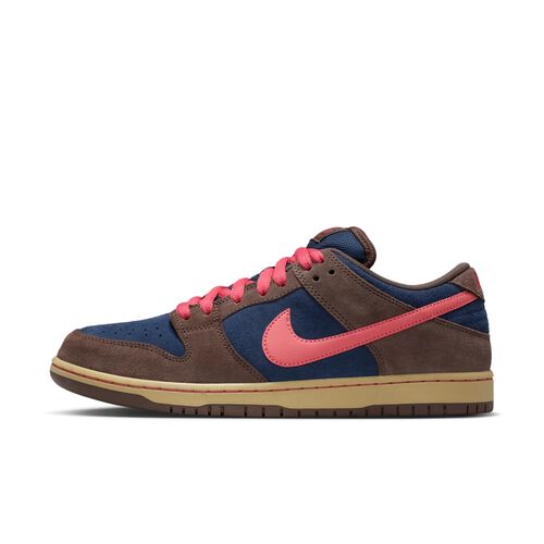 Nike SB Dunk Low Pro, Marr&oacute;n Barroco/Azul Marino Medianoche/Oliva Neutro/Adobe, hi-res