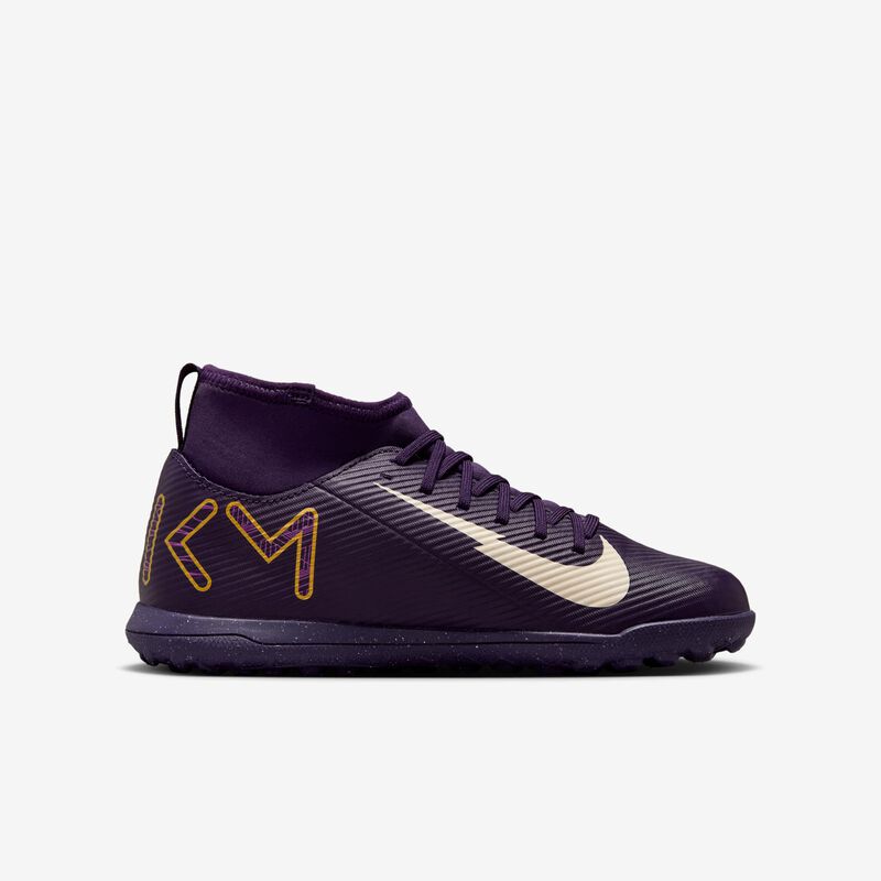 Nike Jr. Mercurial Superfly 10 Academy "Kylian Mbappé", Morado Grandioso/Marfil Pálido, hi-res