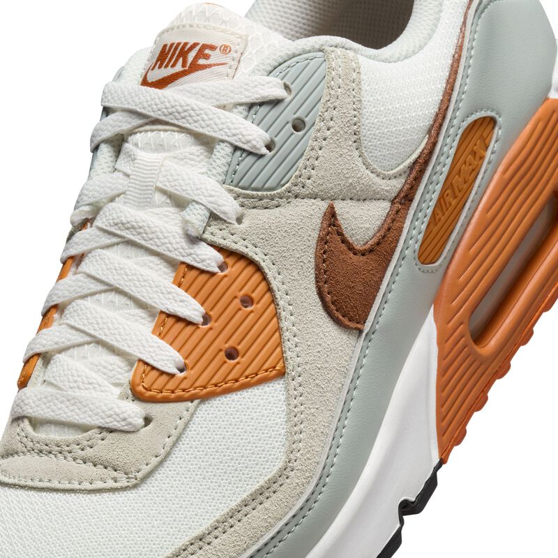 Nike Air Max 90, Blanco Cumbre/Monarca/Piedra Pómez Claro/Tostado Británico Claro, hi-res