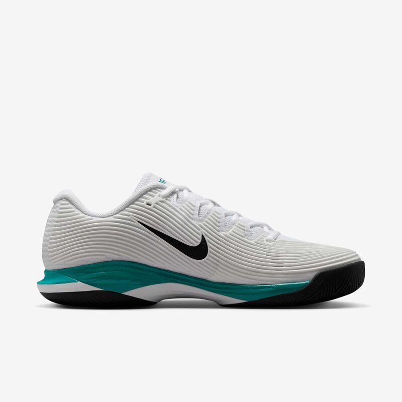 Nike Vapor 12, Blanco/Esmeralda radiante/Negro, hi-res