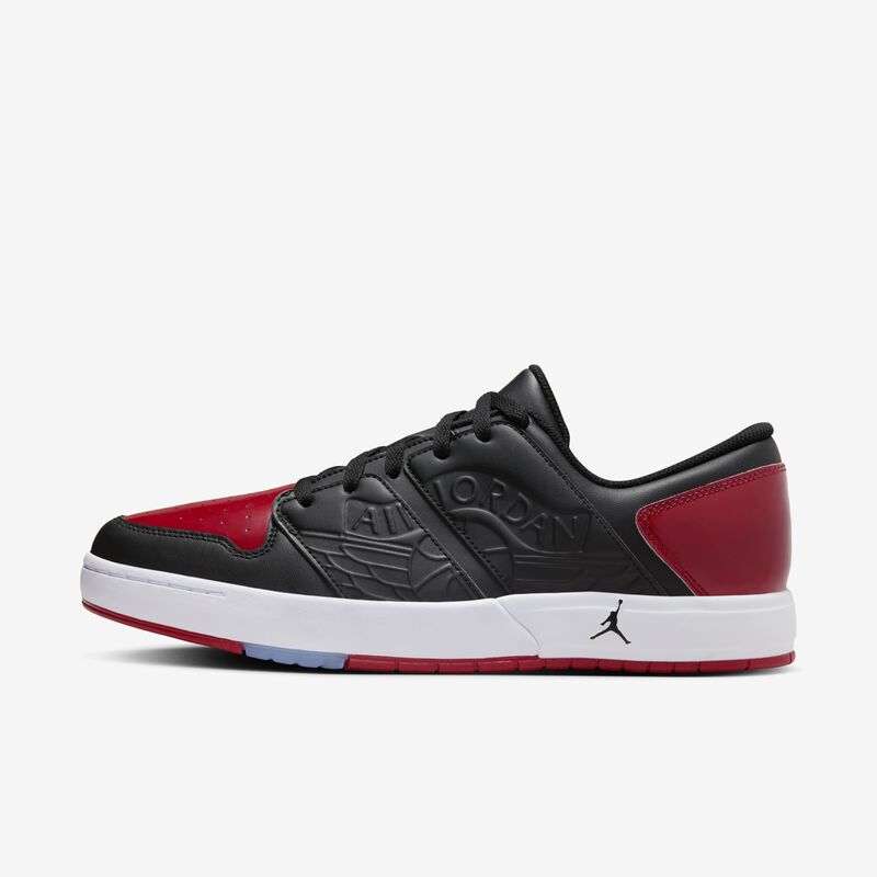 Jordan Nu Retro 1 Low, Negro/Blanco/Rojo universitario, hi-res