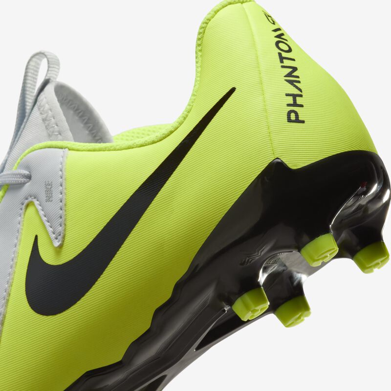 Nike Jr. Phantom GX 2 Academy, Plata Metalizada/Negro-Voltio, hi-res