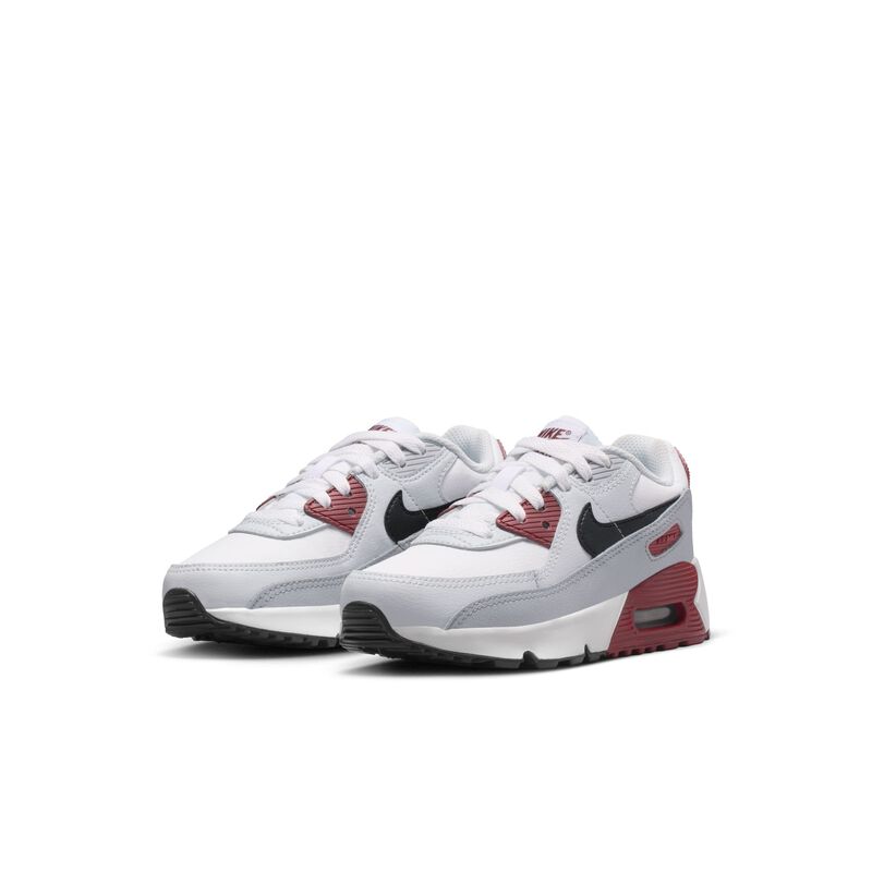 Nike Air Max 90 LTR, Blanco/Negro-Rojo Oscuro-Platino Puro, hi-res