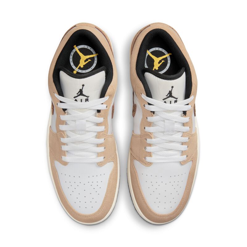 Air Jordan 1 Low SE, Cáñamo/Blanco/Negro/Tostado británico claro, hi-res