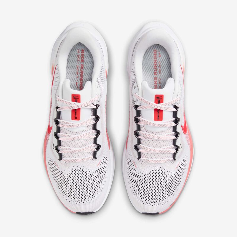 Nike Pegasus 41, Blanco/Brasa Mágica/Negro/Carmesí Brillante, hi-res