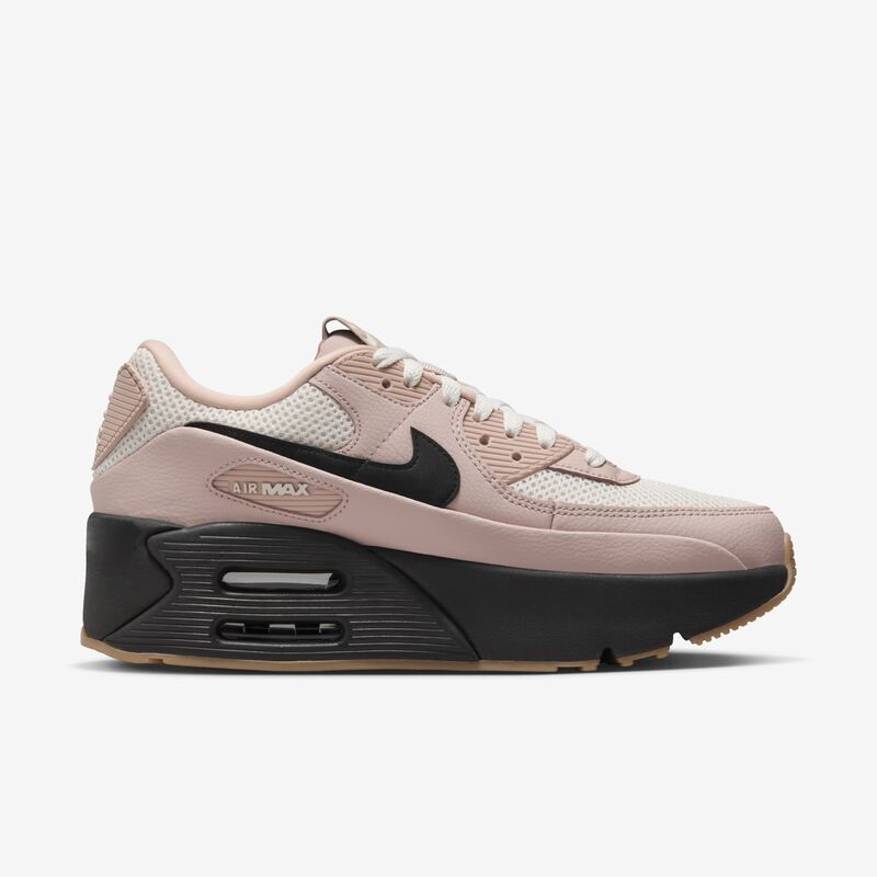 Nike Air Max 90 LV8, Rosa Oxford/Guayaba Hielo/Marrón Medio Goma/Negro, hi-res
