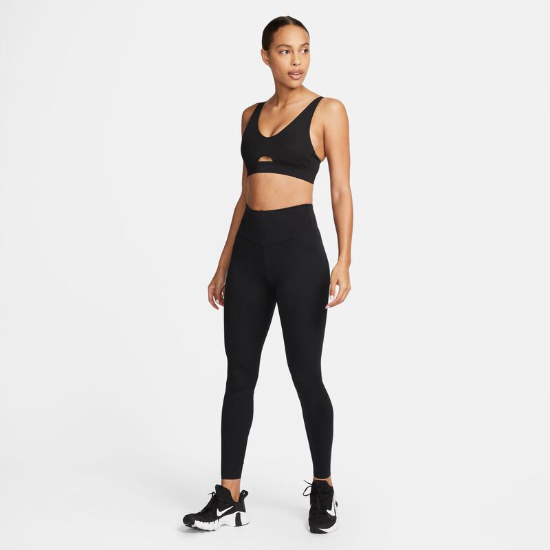 Nike Indy Plunge Cutout, Negro/Gris Humo, hi-res