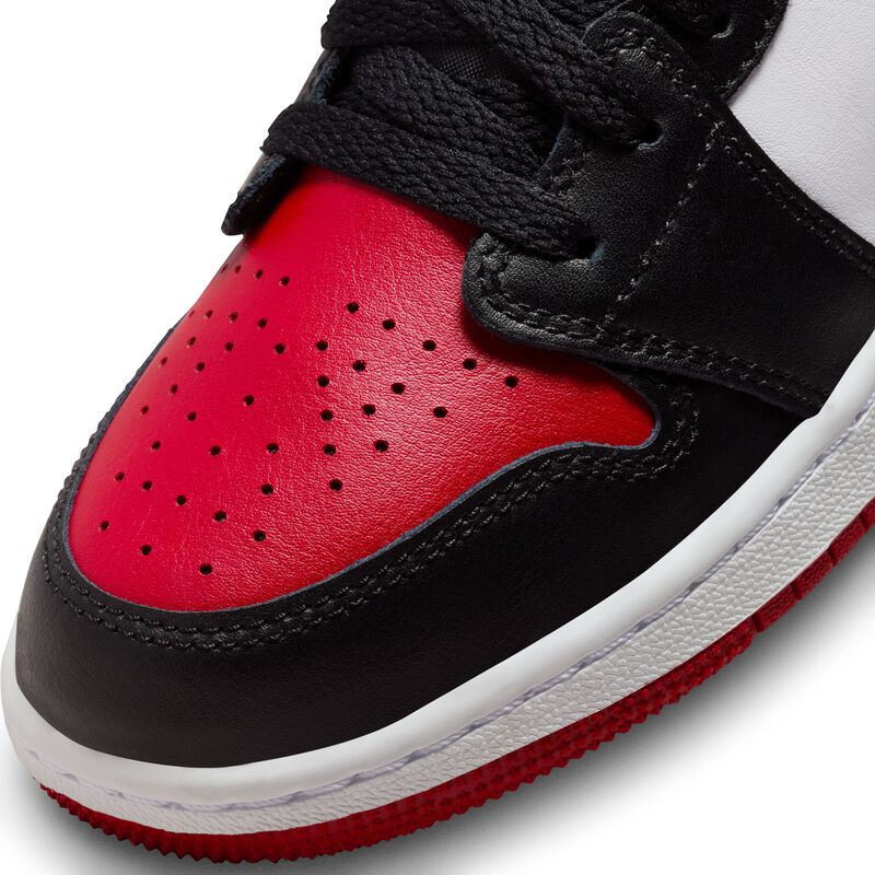 Air Jordan 1 Low, Blanco/Rojo Varsity/Blanco/Negro, hi-res