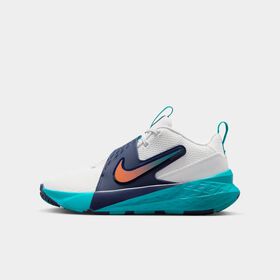 Nike Team Hustle D 12, Blanco cumbre/Energ&iacute;a/Azul marino medianoche/Naranja seguridad, hi-res