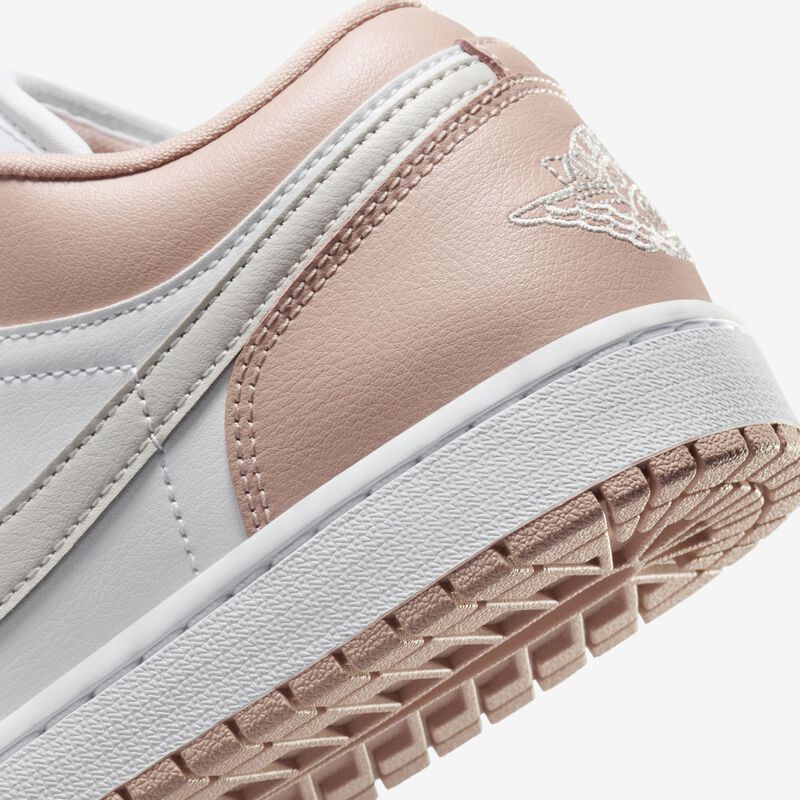 Air Jordan 1 Low, Blanco/Beige partícula/Hueso claro, hi-res