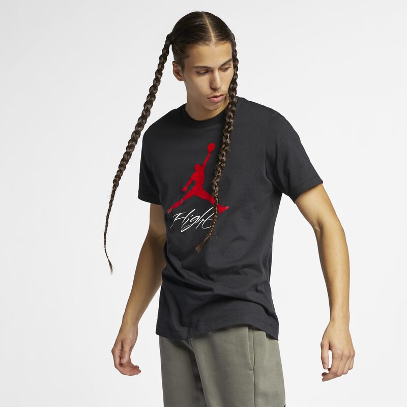 Jordan Jumpman Flight, Negro/Rojo Gimnasio, hi-res