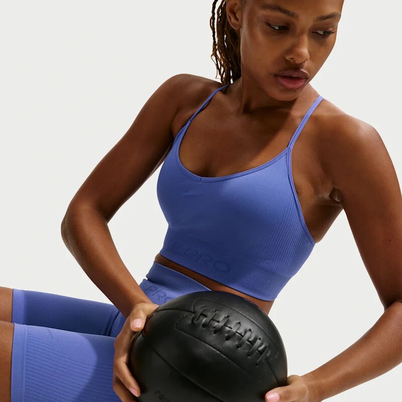 Bra Nike, Nike Pro, Azul, hi-res