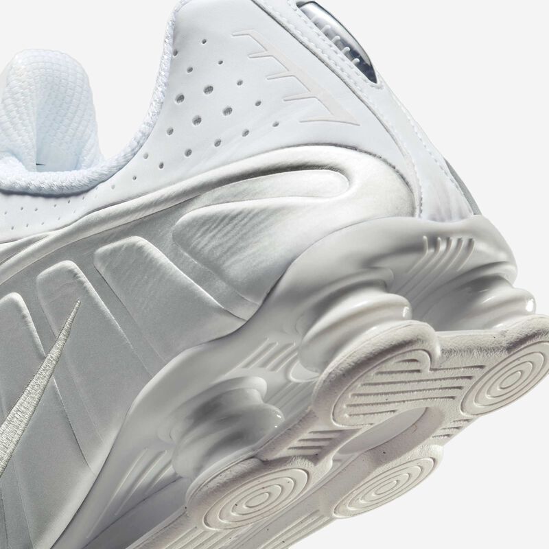 Nike Shox R4, Blanco/Mtlc Plata-Blanco- Carmesí, hi-res